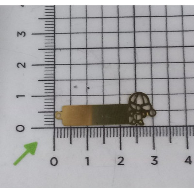 PUL PLACA MENINO VZD 3CM S/CORR FOTOCORROSÃO