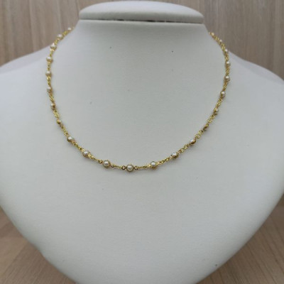 CHOCKER CORRENTE DE PÉROLAS