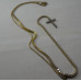 COLAR GRAVATA ZIRCONIA COMPRIDA CRUZ
