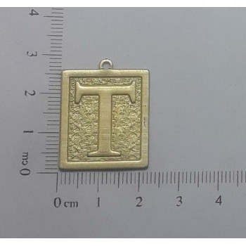 PIN QUADRADO LETRAS T CAG