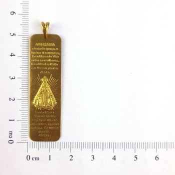 PIN PLACA ORAÇÃO AVE MARIA CAM