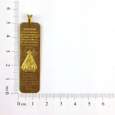 PIN PLACA ORAÇÃO AVE MARIA CAM