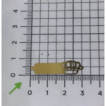 PUL PLACA COROA VZD 3CM S/ CORR FOTOCORROSÃO