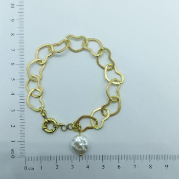 PUL CORAÇÕES FECHO BOIA E PÉROLA